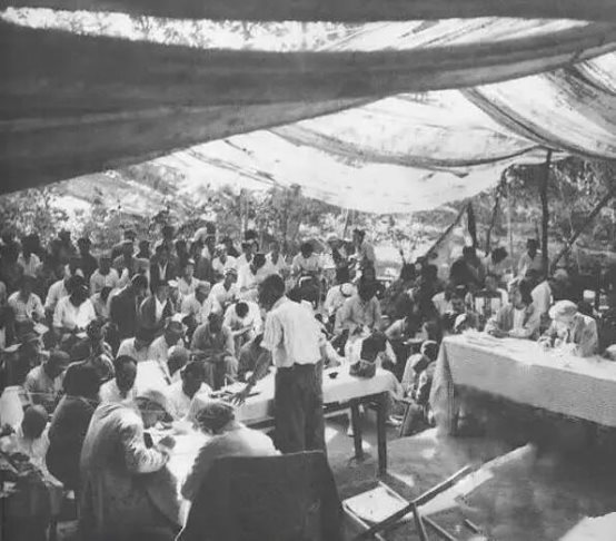 人们在看台上的人的黑白照片
中度可信度描述已自动生成